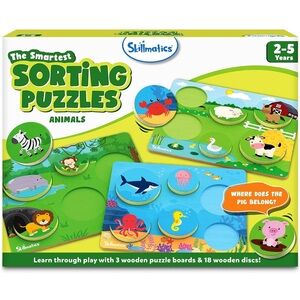 Skillmatics Sorting Puzzles 3 for $11